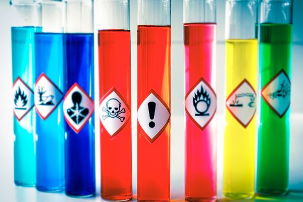 Ausrichtete Chemie-Gefahrpiktogramme – Gesundheitsgefahr