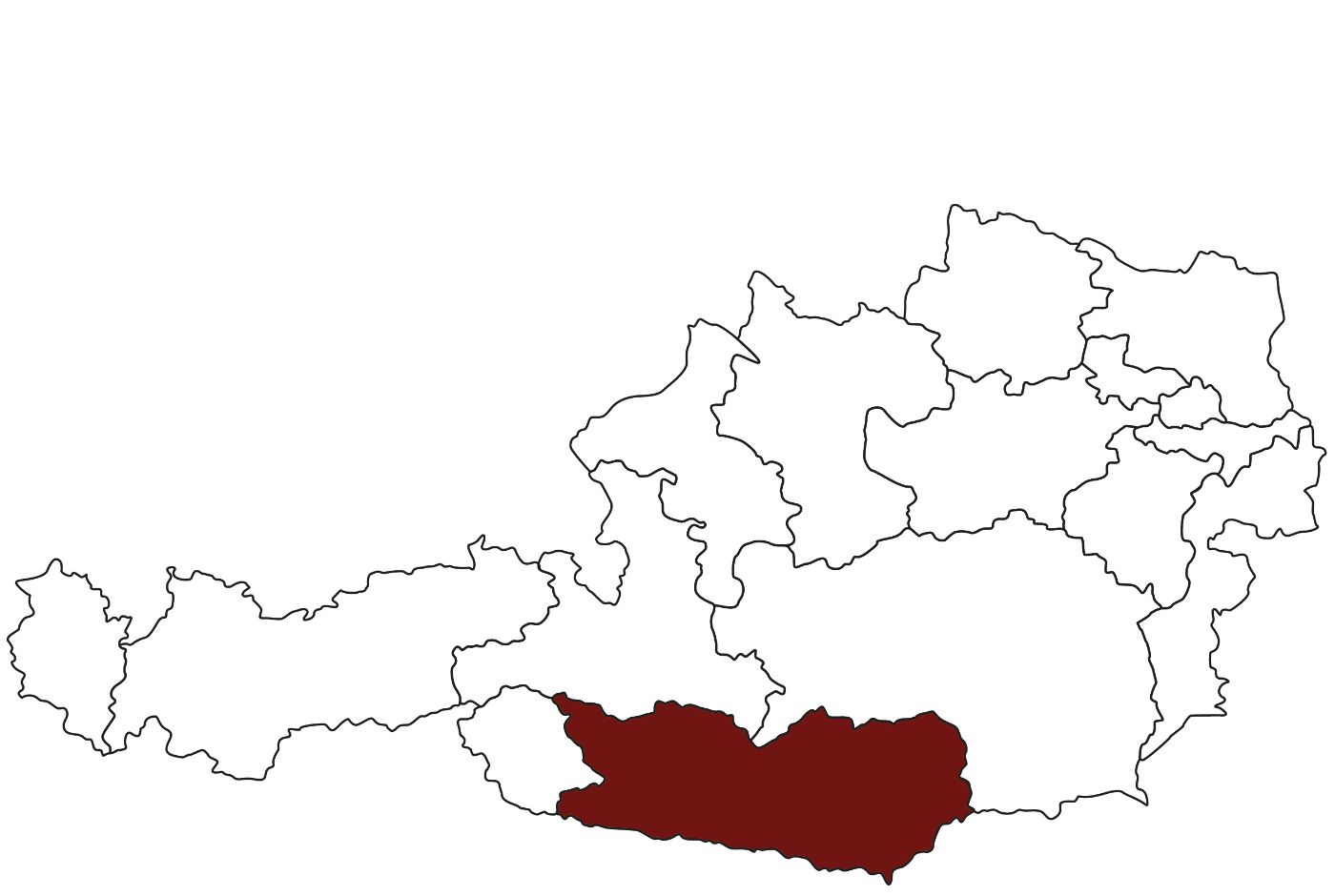 Österreichkarte AI Kärnten