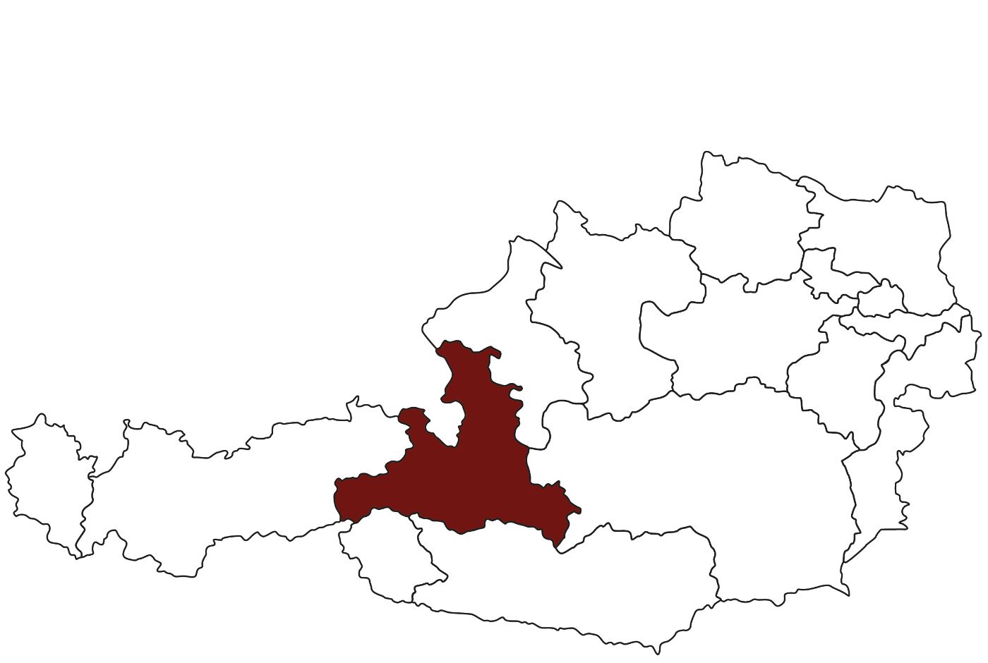 Österreichkarte AI Salzburg
