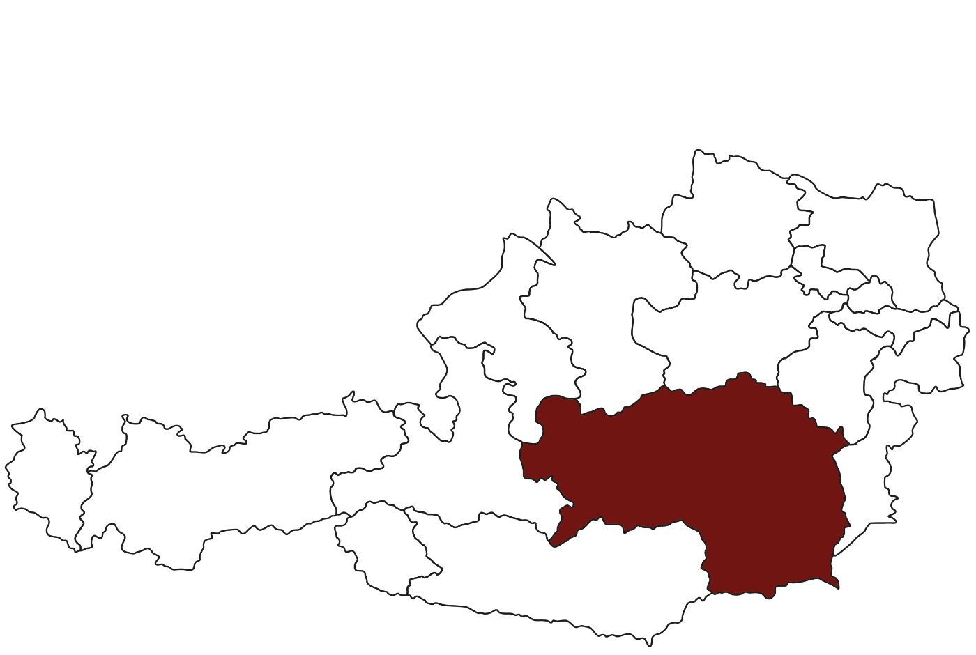 Österreichkarte AI Steiermark