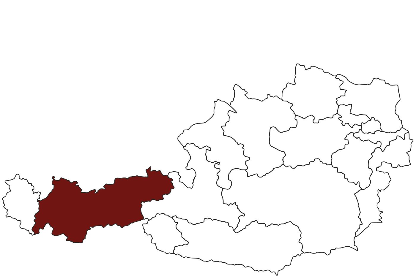 Österreichkarte AI Tirol