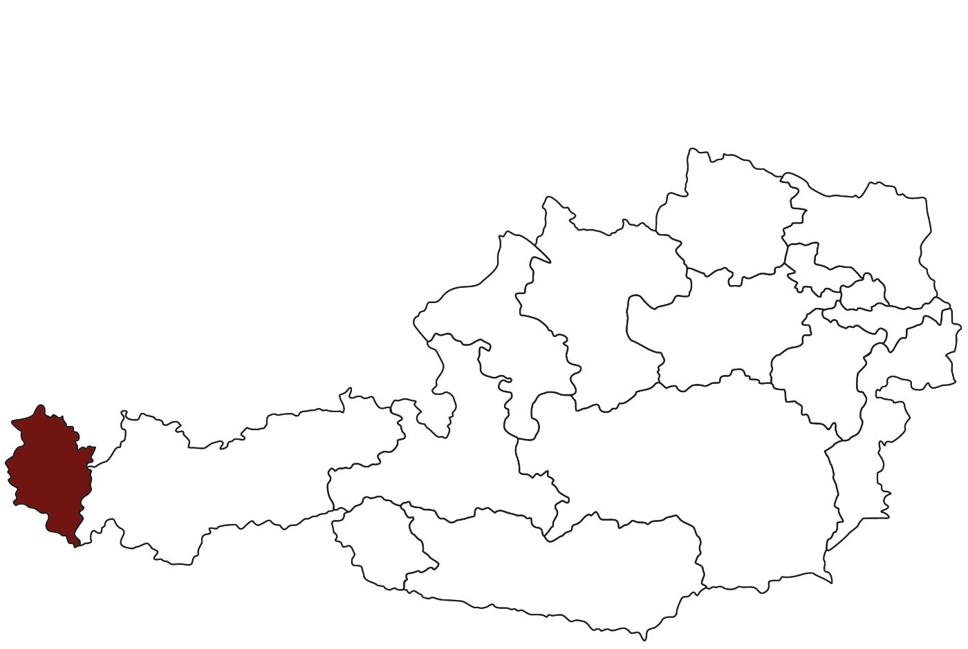 Österreichkarte AI Vorarlberg