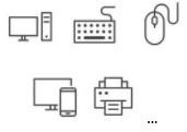 Arbeitplatzicons